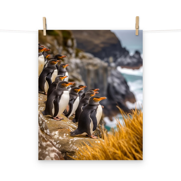 Penguin Photo paper poster - PosterfyAI.com