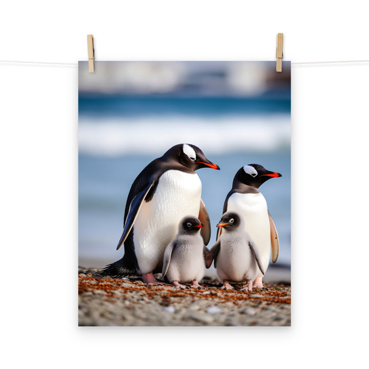 Penguin Photo paper poster - PosterfyAI.com