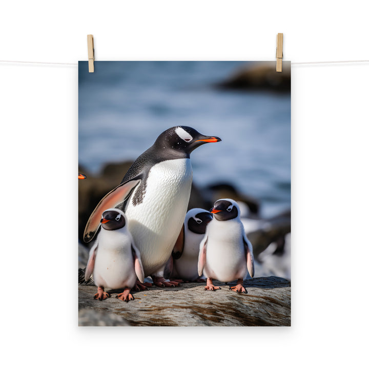 Penguin Photo paper poster - PosterfyAI.com