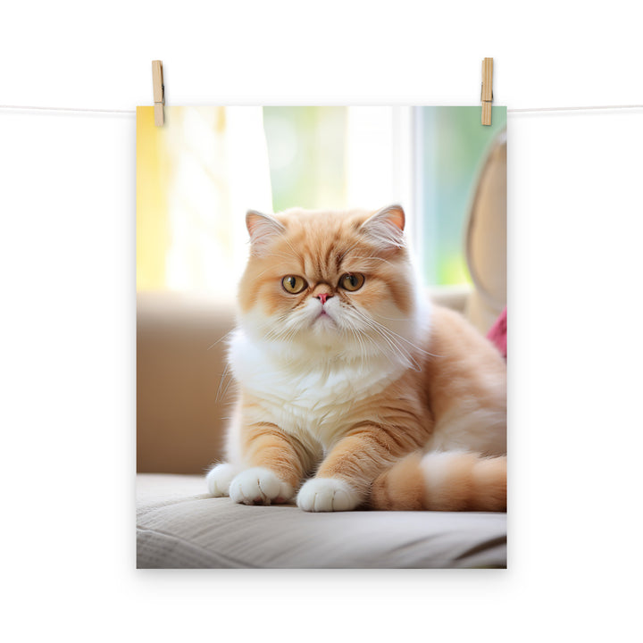 Exotic Shorthair Photo paper poster - PosterfyAI.com