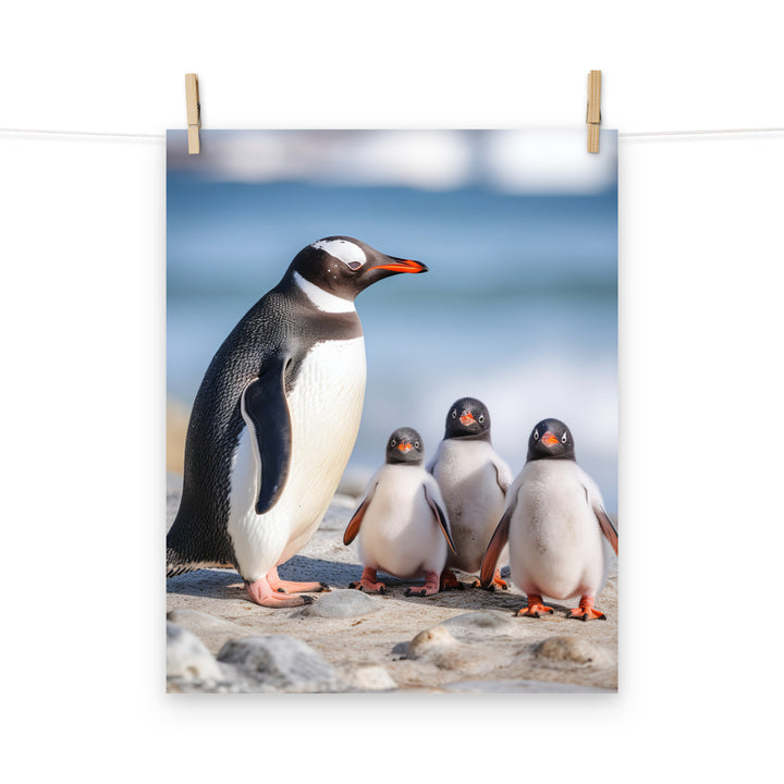 Penguin Photo paper poster - PosterfyAI.com