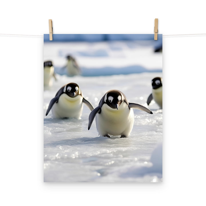 Penguin Photo paper poster - PosterfyAI.com