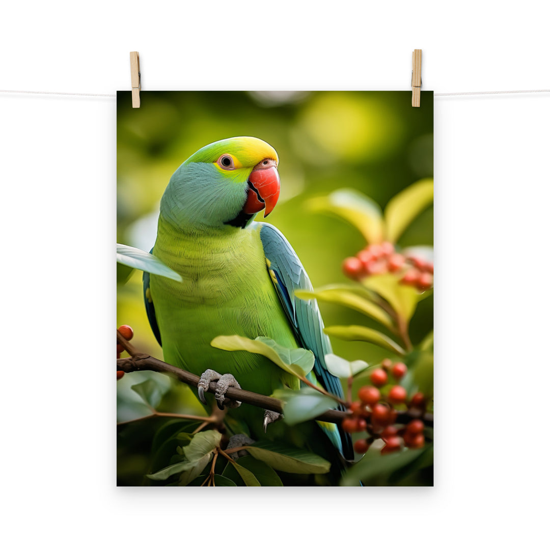 Parakeet Photo paper poster - PosterfyAI.com