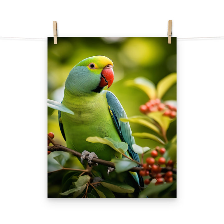 Parakeet Photo paper poster - PosterfyAI.com