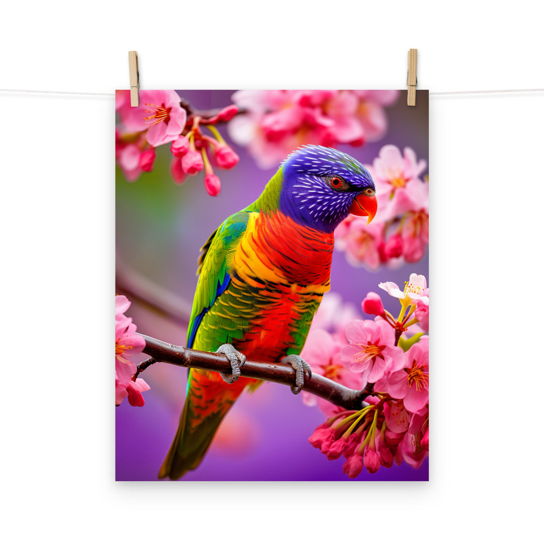 Lorikeet Photo paper poster - PosterfyAI.com