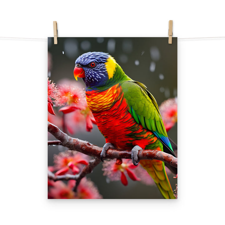 Lorikeet Photo paper poster - PosterfyAI.com