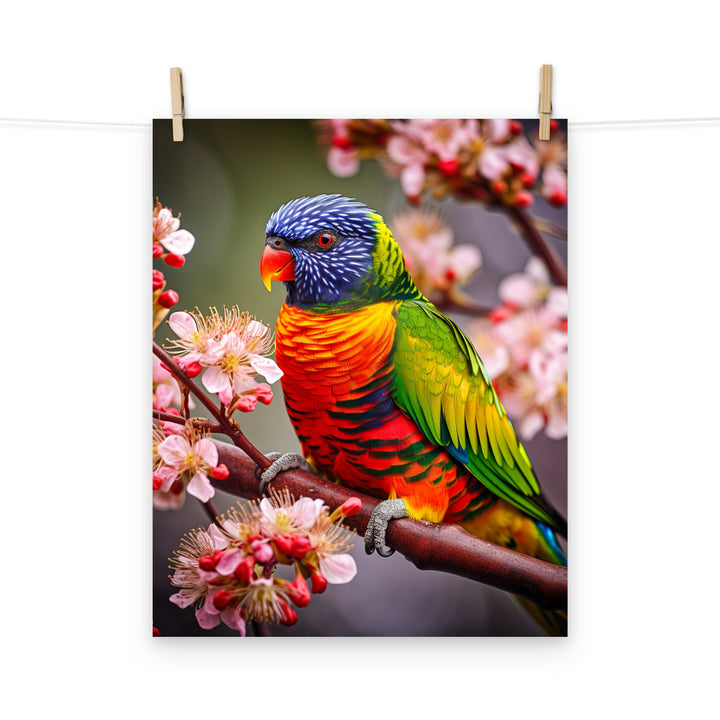 Lorikeet Photo paper poster - PosterfyAI.com