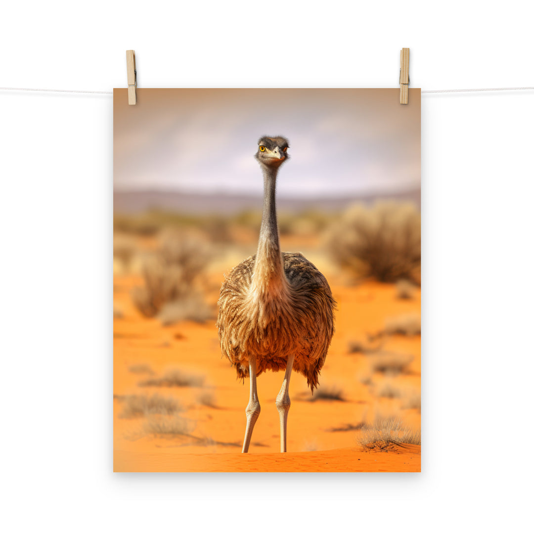 Emu Photo paper poster - PosterfyAI.com