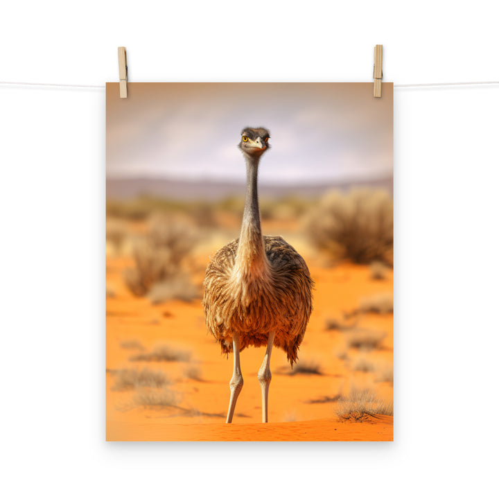 Emu Photo paper poster - PosterfyAI.com