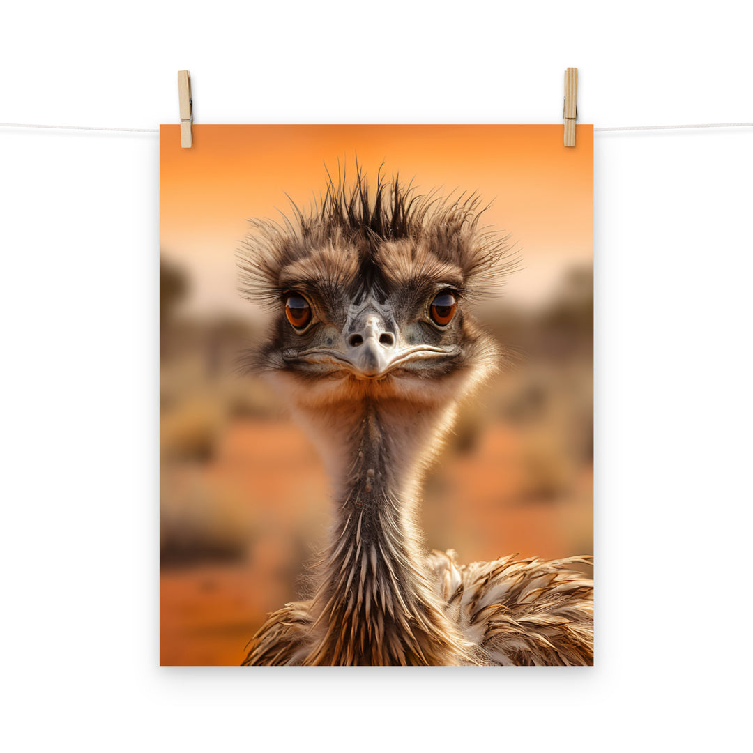 Emu Photo paper poster - PosterfyAI.com