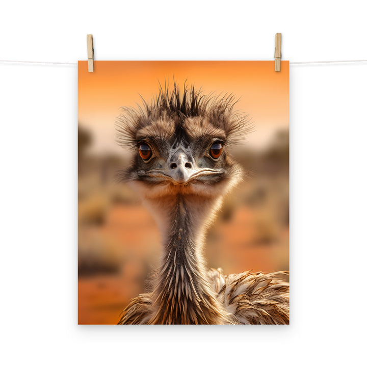 Emu Photo paper poster - PosterfyAI.com