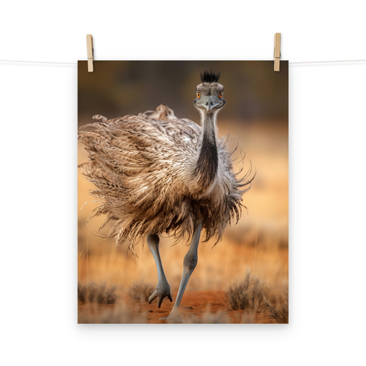 Emu Photo paper poster - PosterfyAI.com