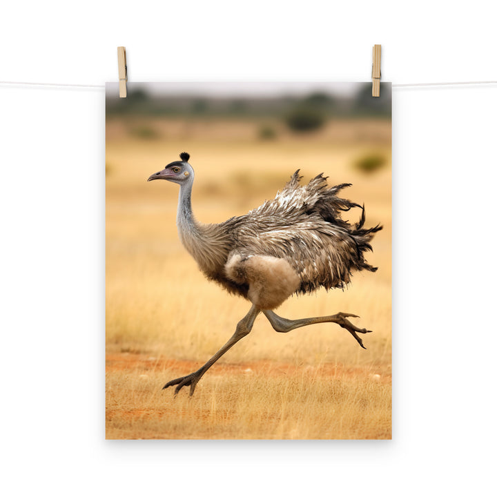 Emu Photo paper poster - PosterfyAI.com