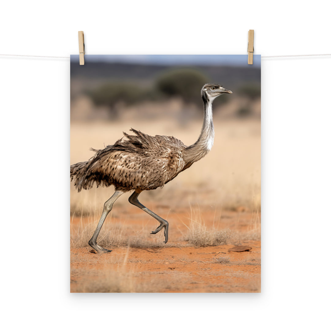 Emu Photo paper poster - PosterfyAI.com