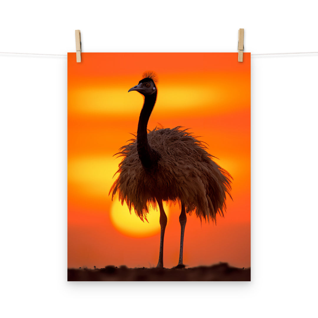 Emu Photo paper poster - PosterfyAI.com