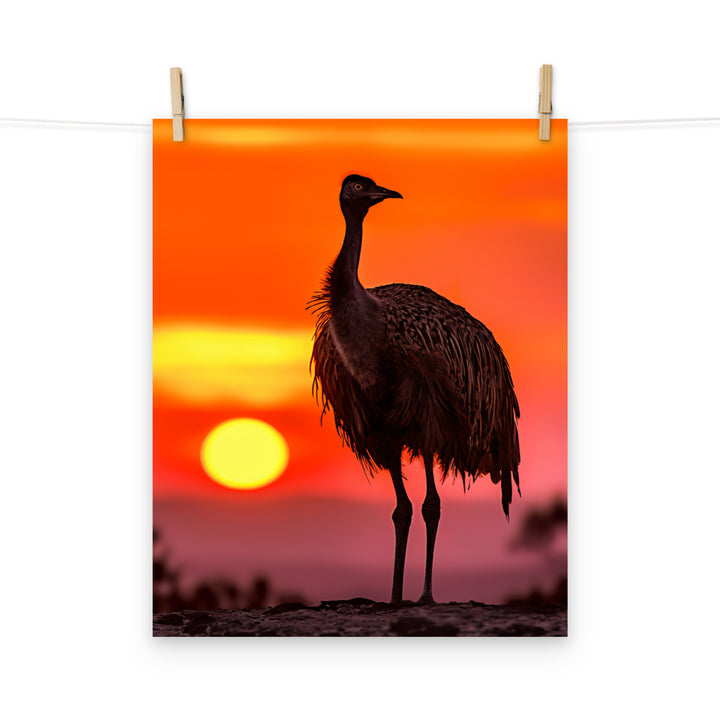 Emu Photo paper poster - PosterfyAI.com