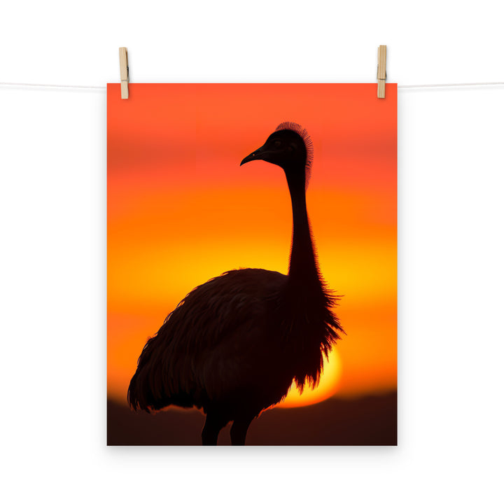 Emu Photo paper poster - PosterfyAI.com