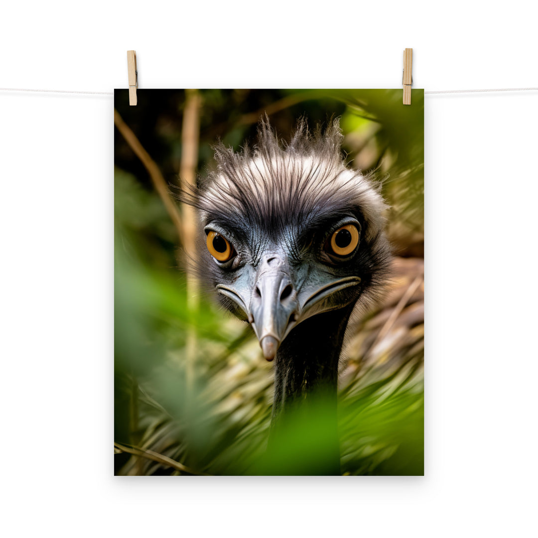 Emu Photo paper poster - PosterfyAI.com