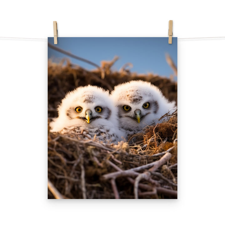 Owl Photo paper poster - PosterfyAI.com