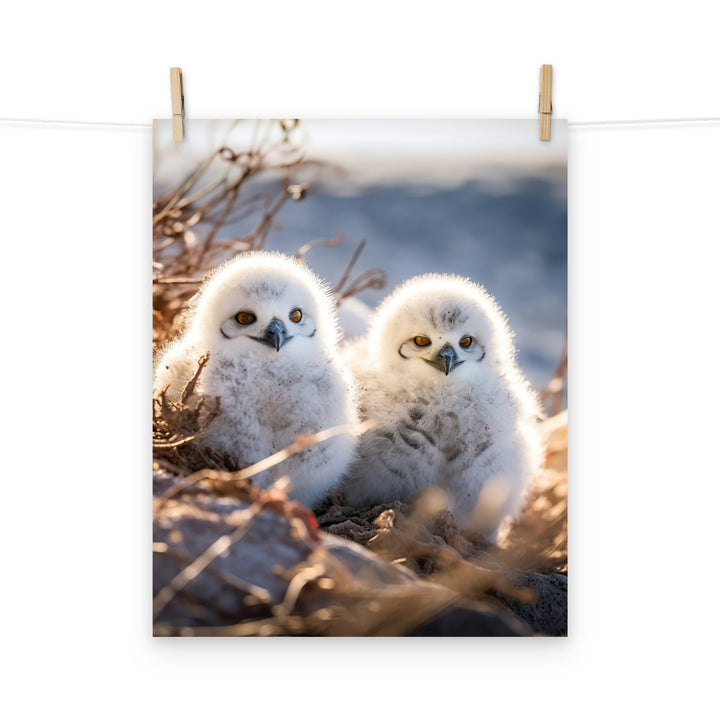 Owl Photo paper poster - PosterfyAI.com