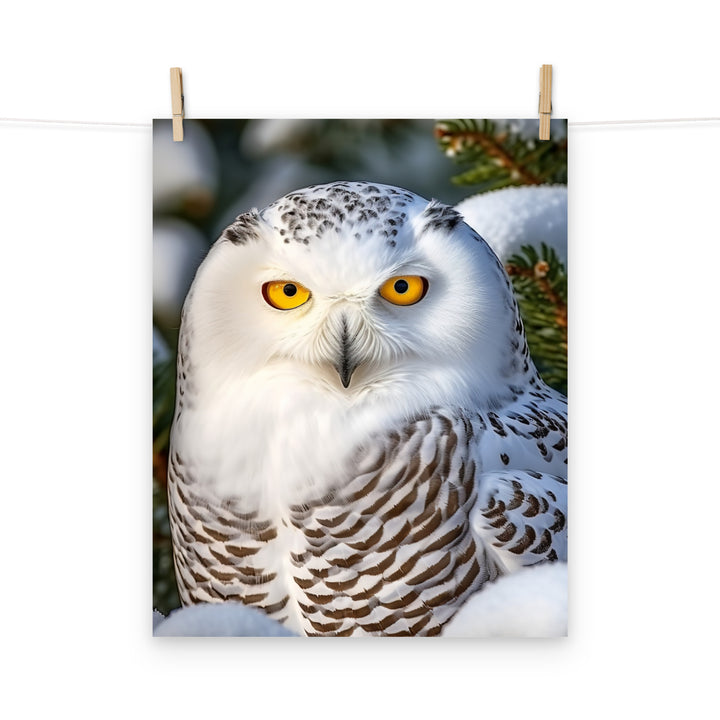 Owl Photo paper poster - PosterfyAI.com