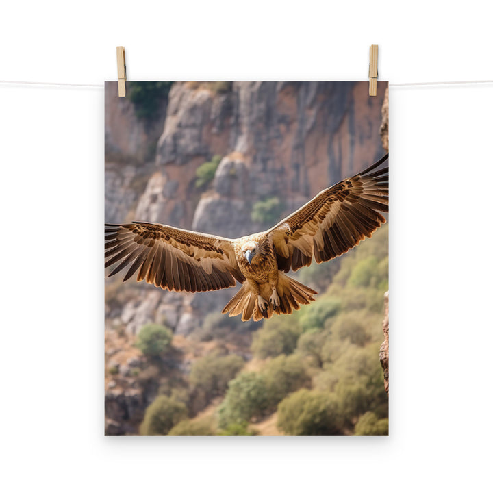 Vulture Photo paper poster - PosterfyAI.com