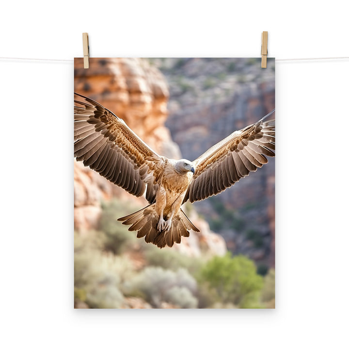 Vulture Photo paper poster - PosterfyAI.com