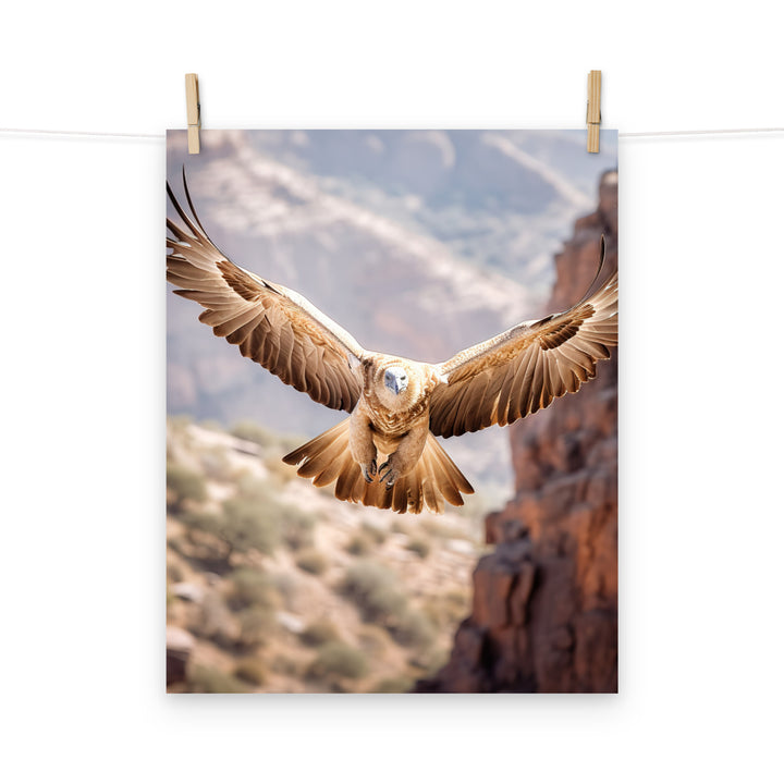 Vulture Photo paper poster - PosterfyAI.com