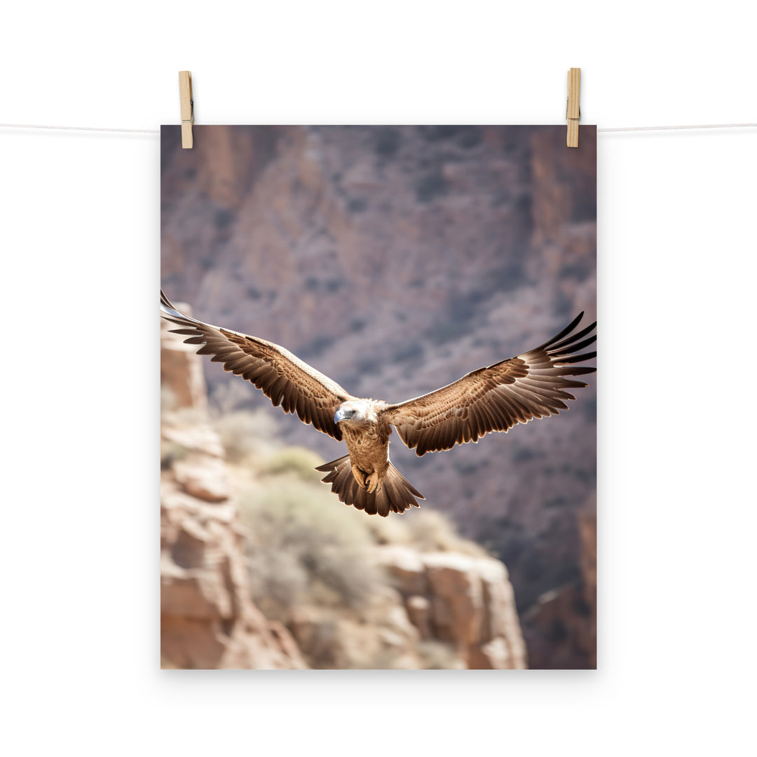 Vulture Photo paper poster - PosterfyAI.com