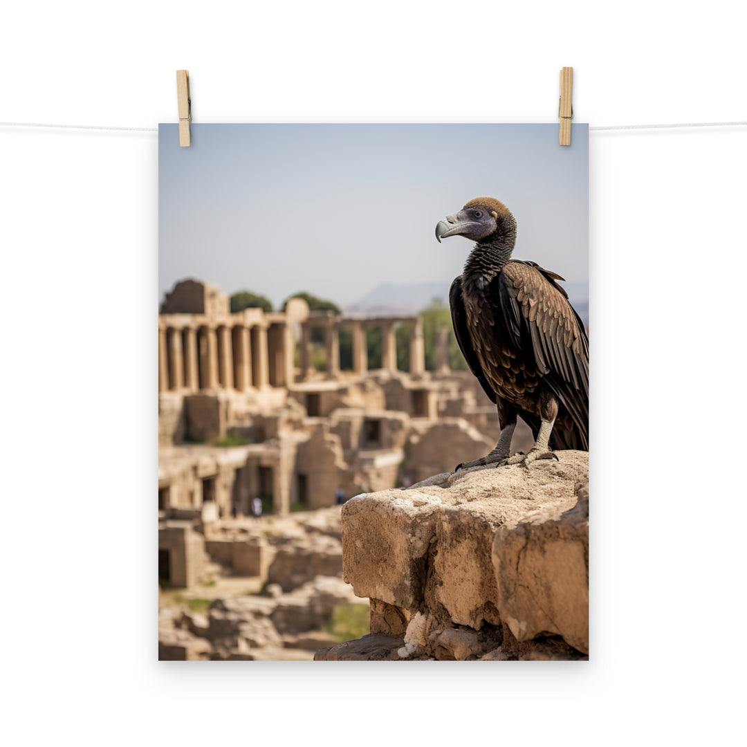 Vulture Photo paper poster - PosterfyAI.com
