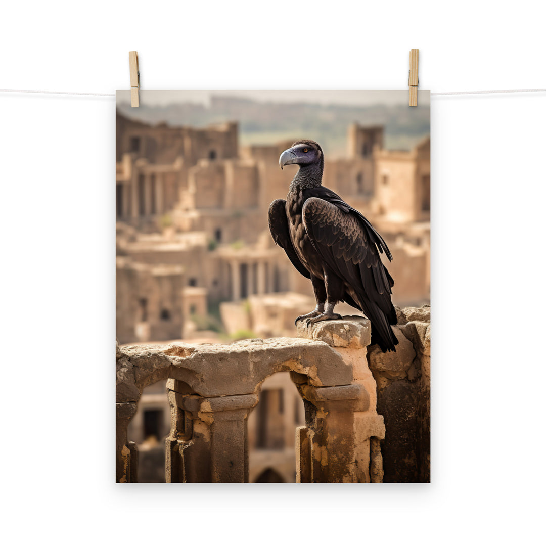Vulture Photo paper poster - PosterfyAI.com