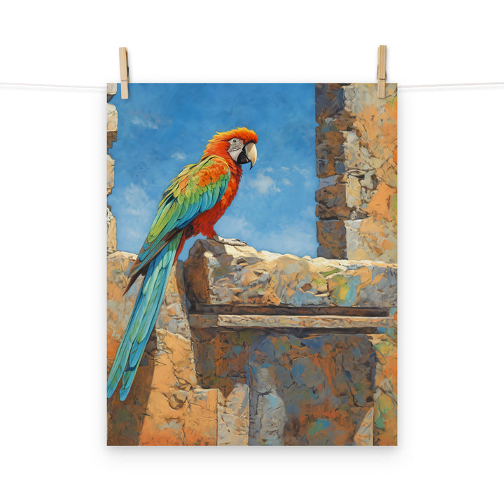 Macaw Photo paper poster - PosterfyAI.com