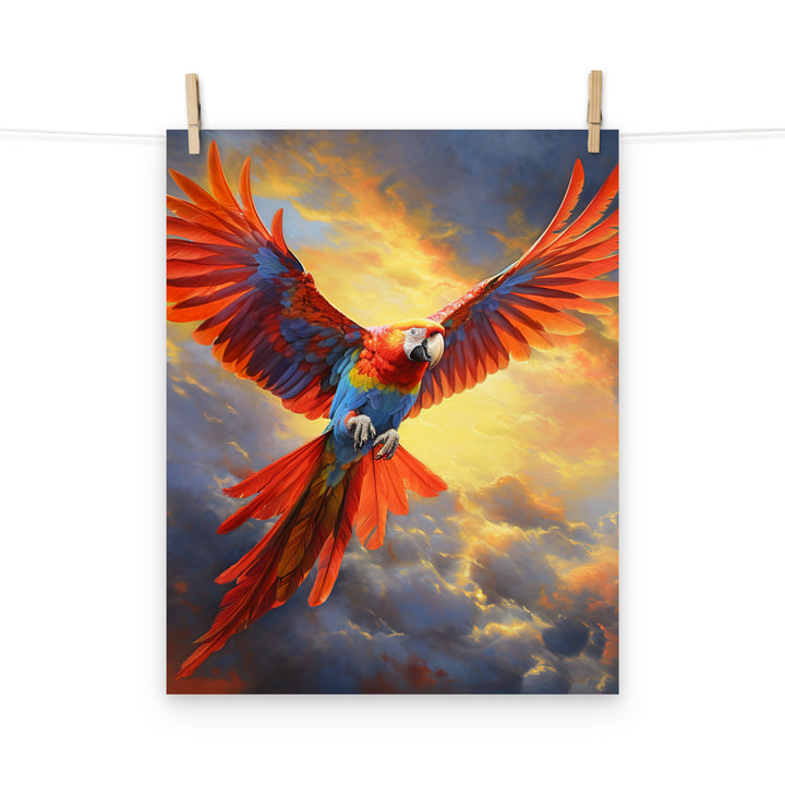Macaw Photo paper poster - PosterfyAI.com