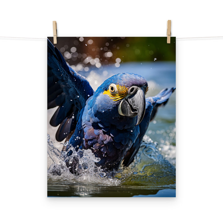Macaw Photo paper poster - PosterfyAI.com