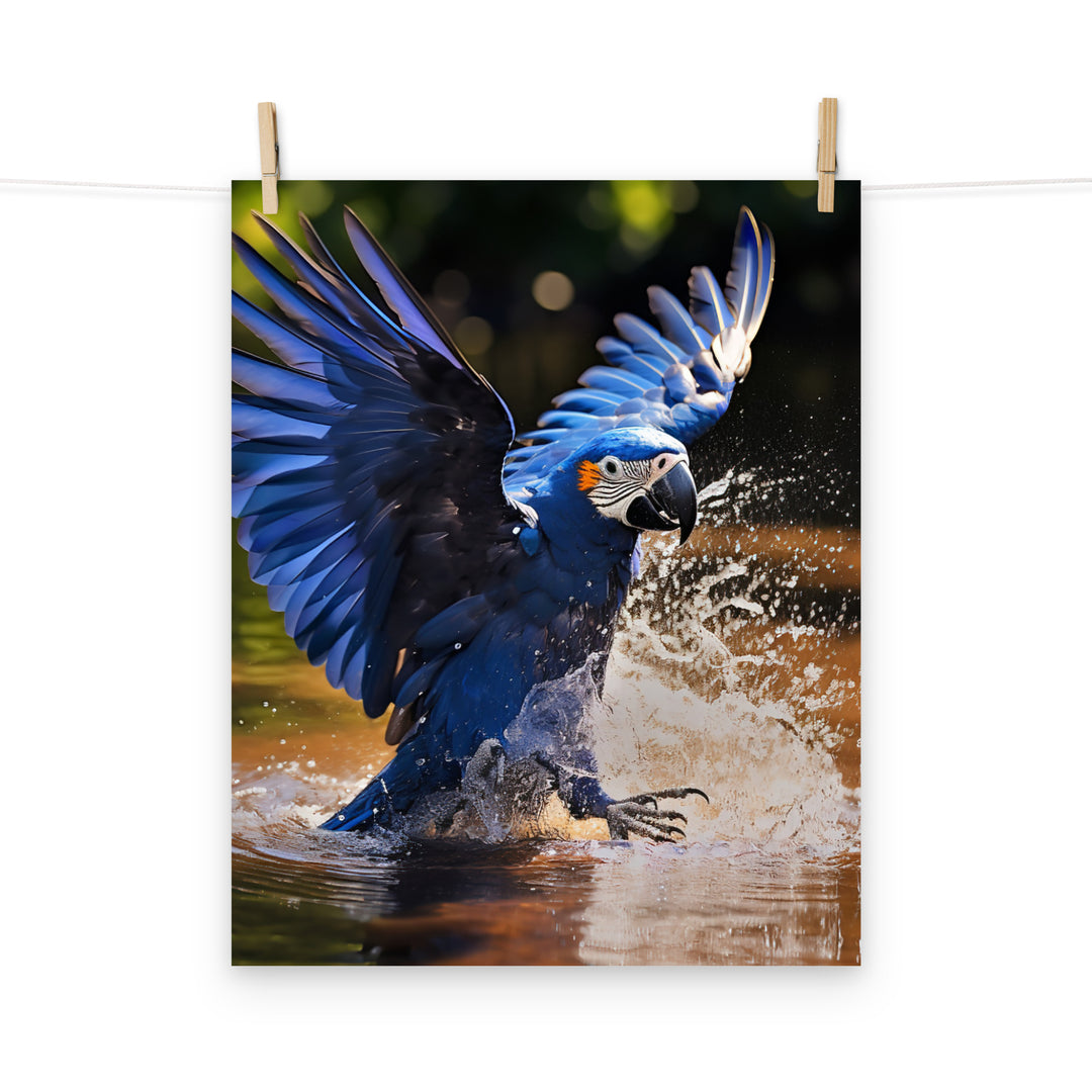 Macaw Photo paper poster - PosterfyAI.com