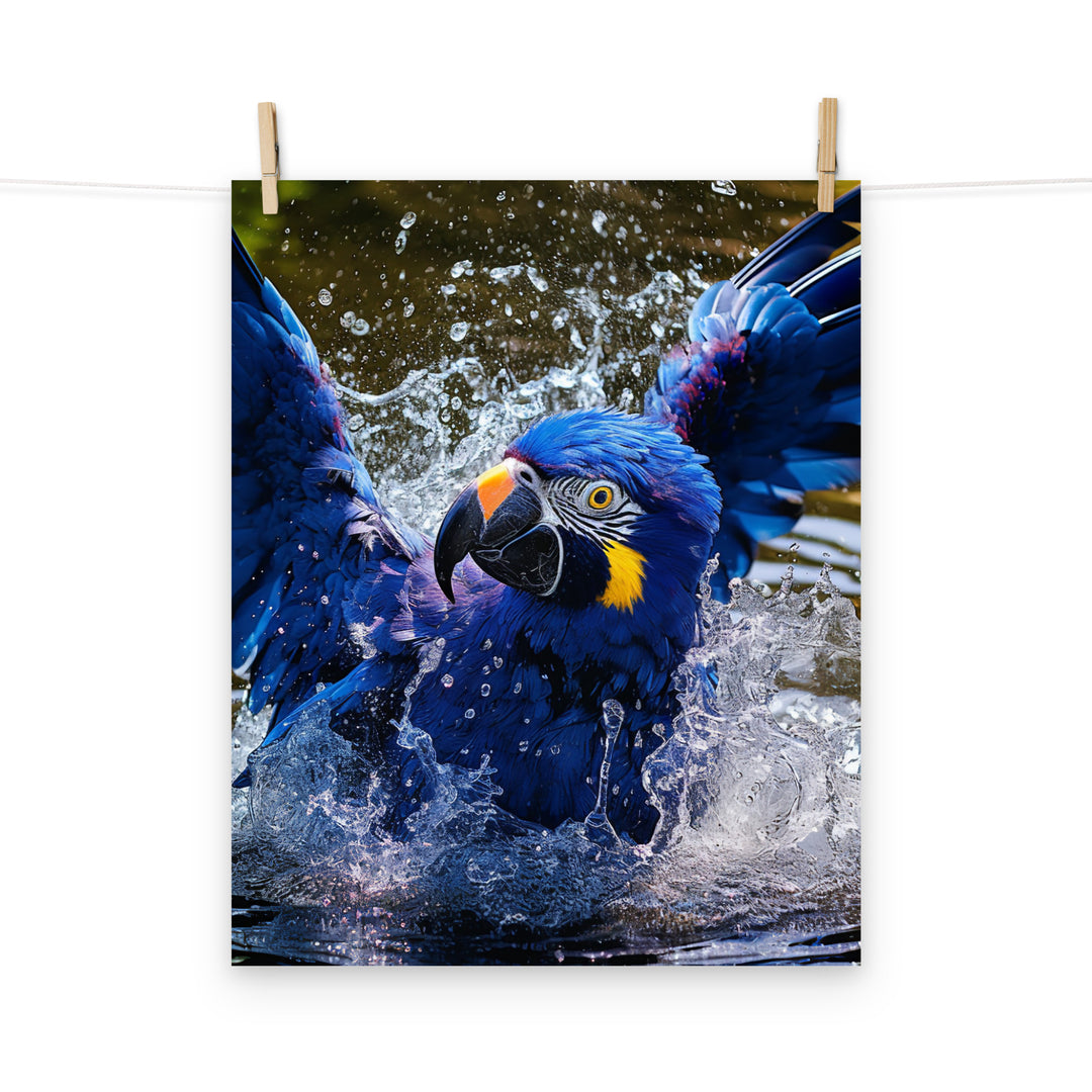 Macaw Photo paper poster - PosterfyAI.com