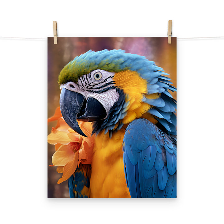 Macaw Photo paper poster - PosterfyAI.com
