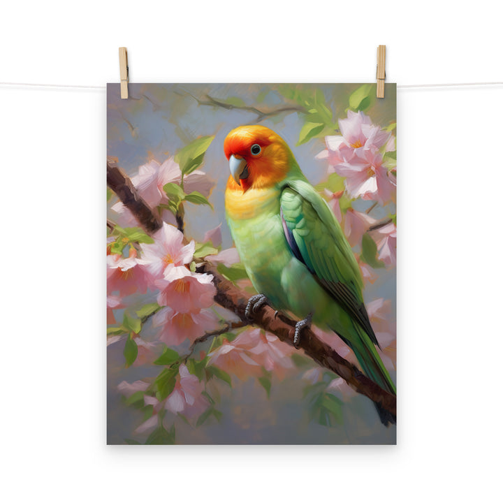 Lovebird Photo paper poster - PosterfyAI.com
