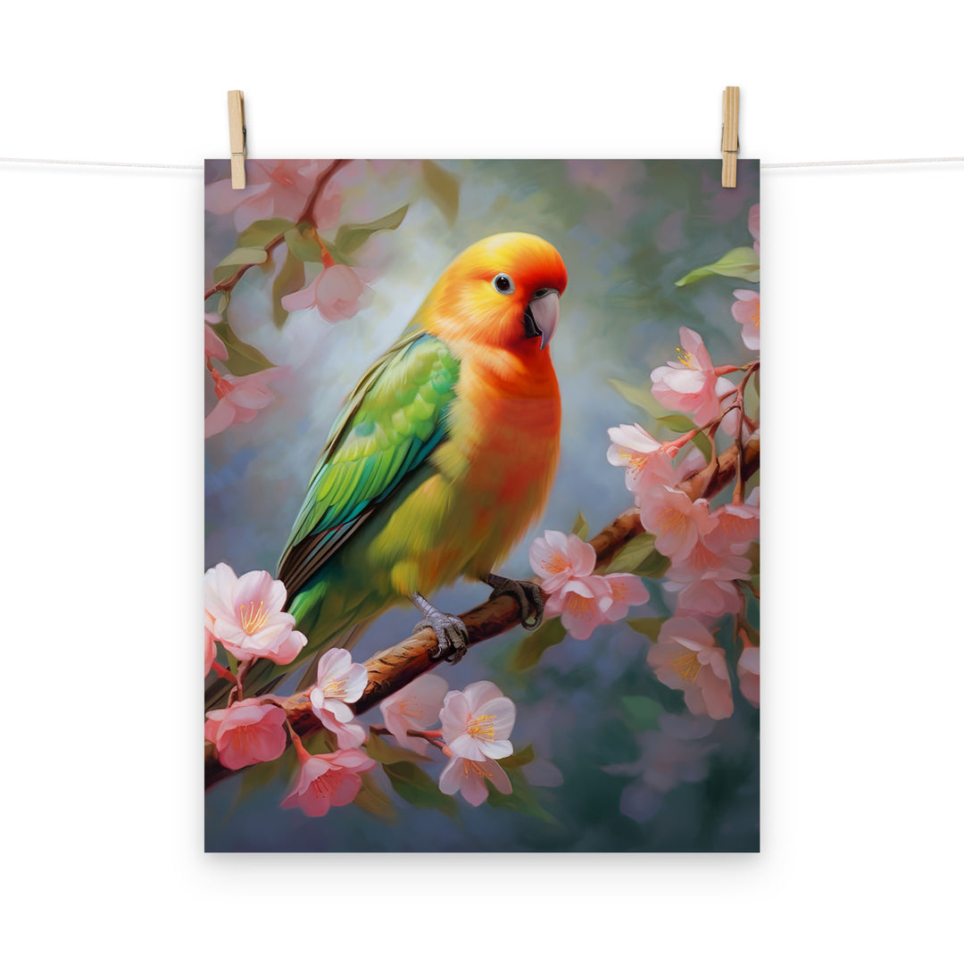 Lovebird Photo paper poster - PosterfyAI.com