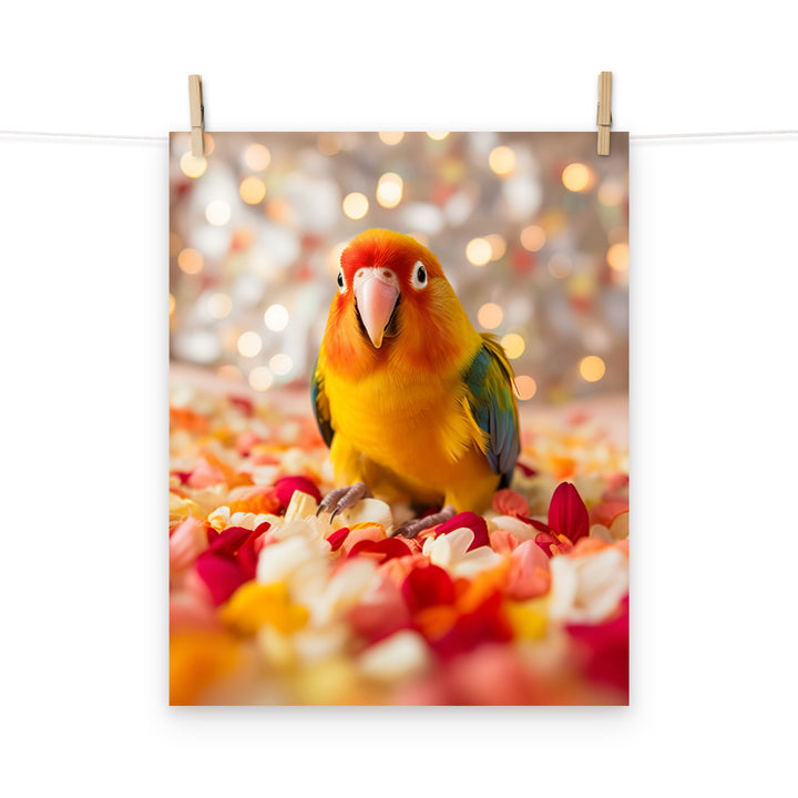 Lovebird Photo paper poster - PosterfyAI.com