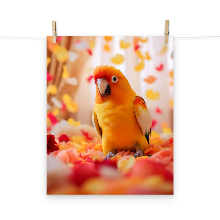 Lovebird Photo paper poster - PosterfyAI.com