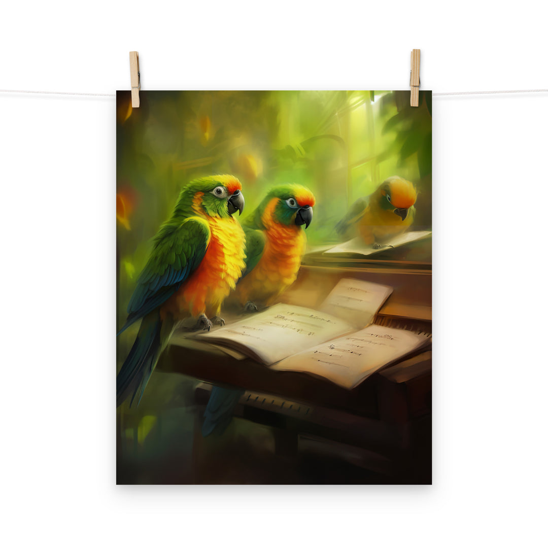 Conures Photo paper poster - PosterfyAI.com