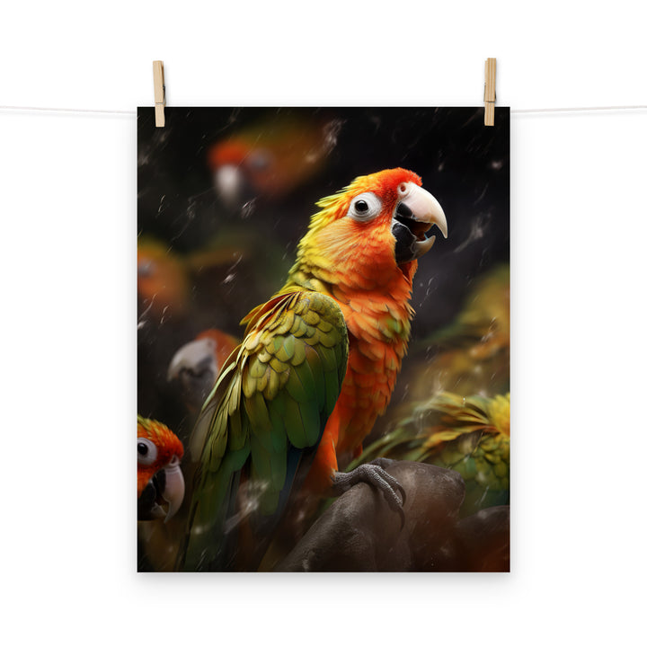 Conures Photo paper poster - PosterfyAI.com