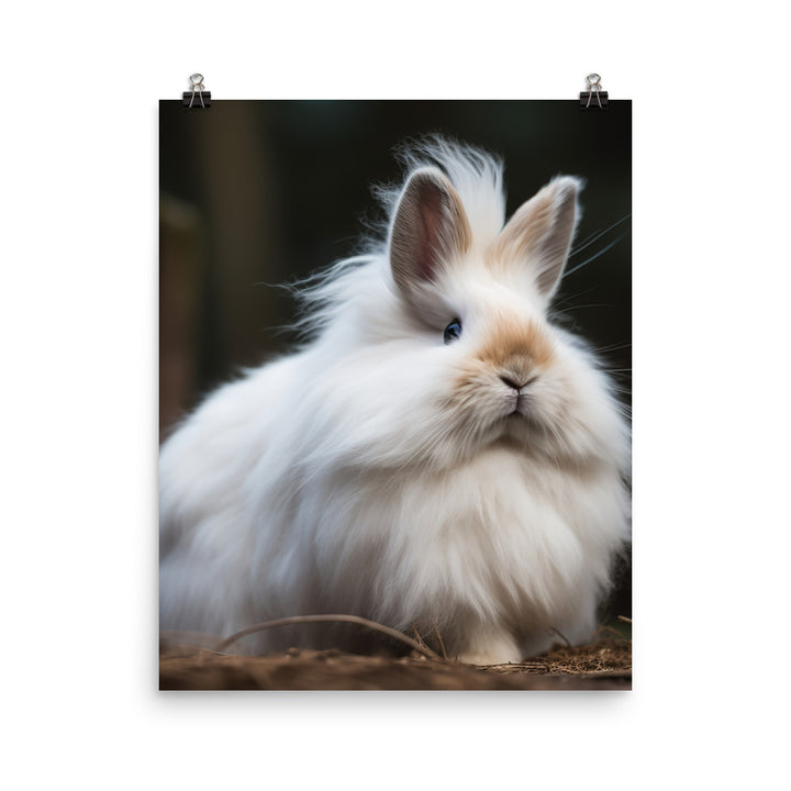 Lionhead Bunny Photo paper poster - PosterfyAI.com