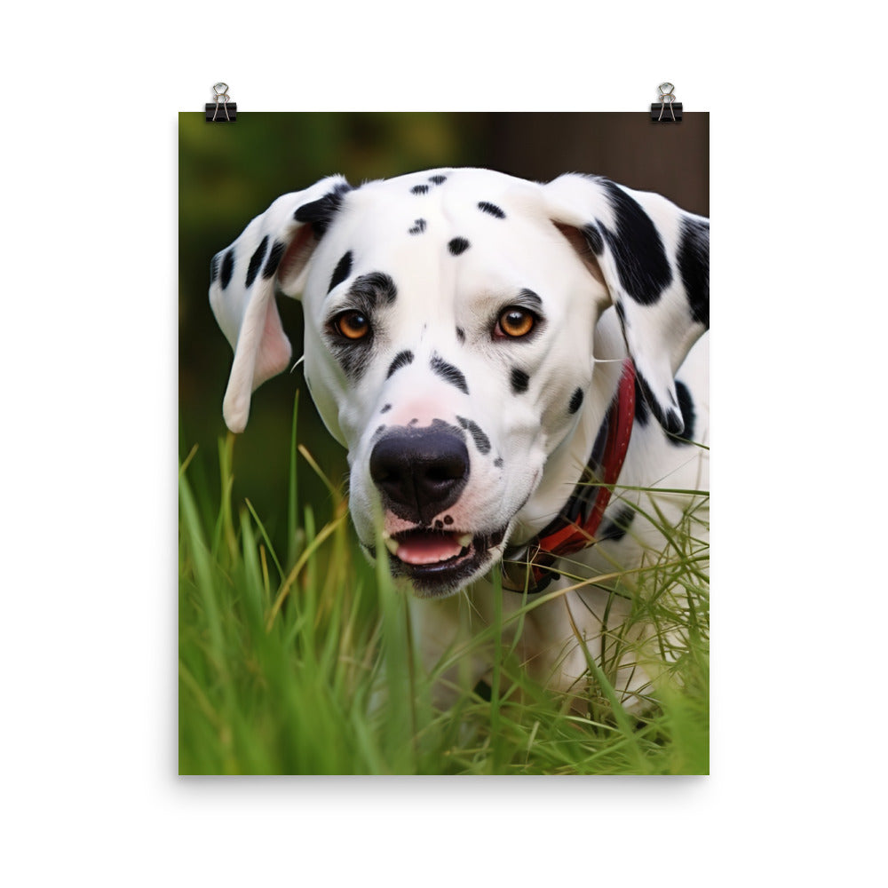 Dalmatian Photo paper poster - PosterfyAI.com