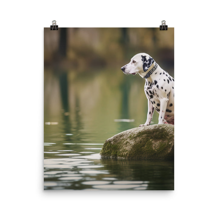 Dalmatian Daydream Photo paper poster - PosterfyAI.com