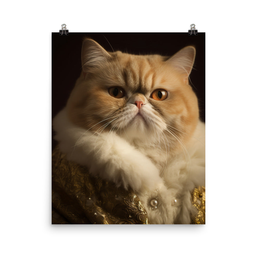 Exotic Shorthair Photo paper poster - PosterfyAI.com