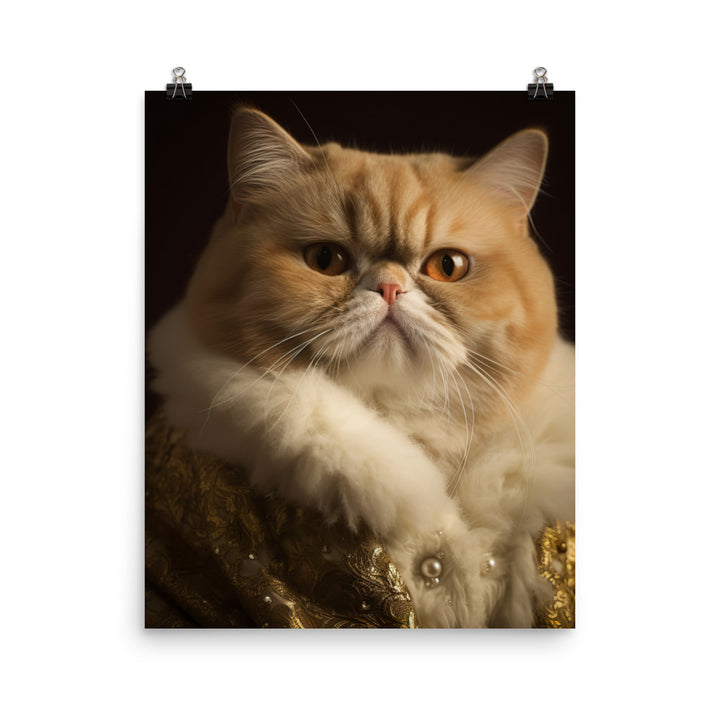 Exotic Shorthair Photo paper poster - PosterfyAI.com