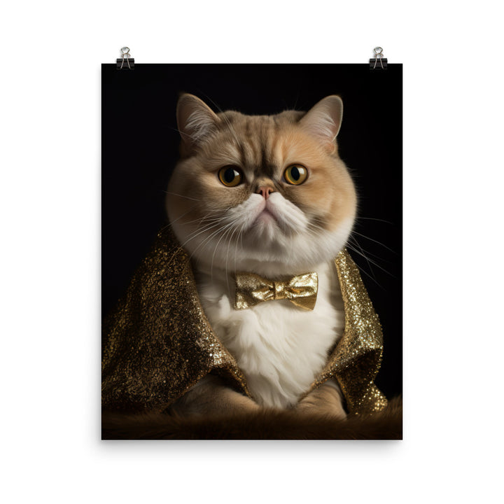 Exotic Shorthair Photo paper poster - PosterfyAI.com