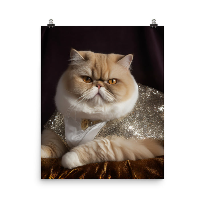 Exotic Shorthair Photo paper poster - PosterfyAI.com